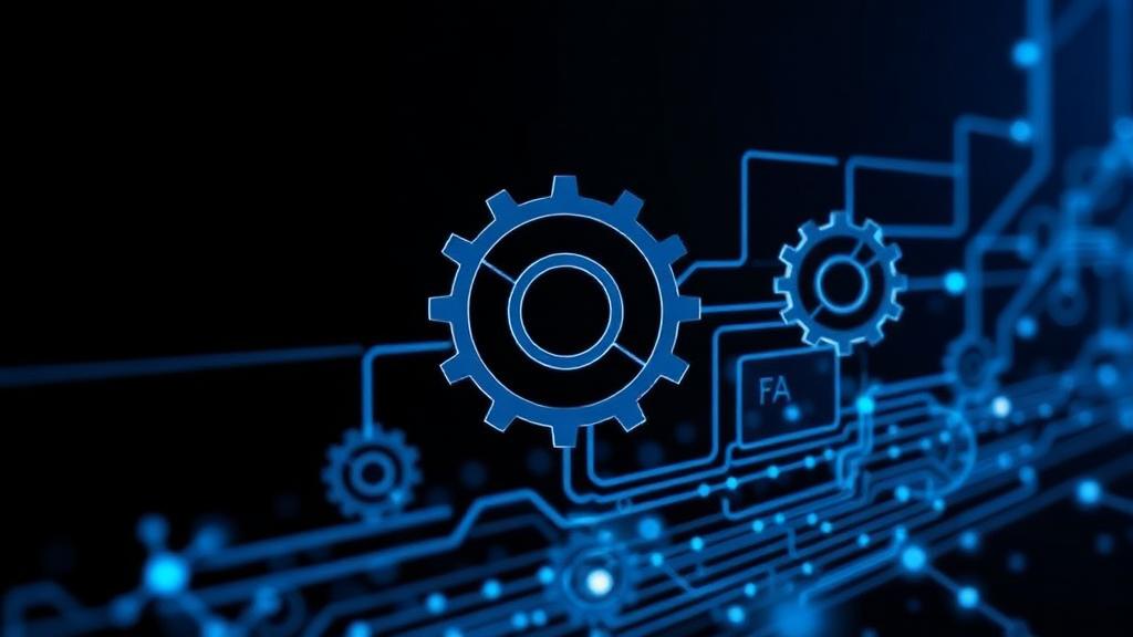 Automatisierte Workflow-Visualisierung mit Zahnrädern und Datenflüssen – Prozessautomatisierung WERTHALT